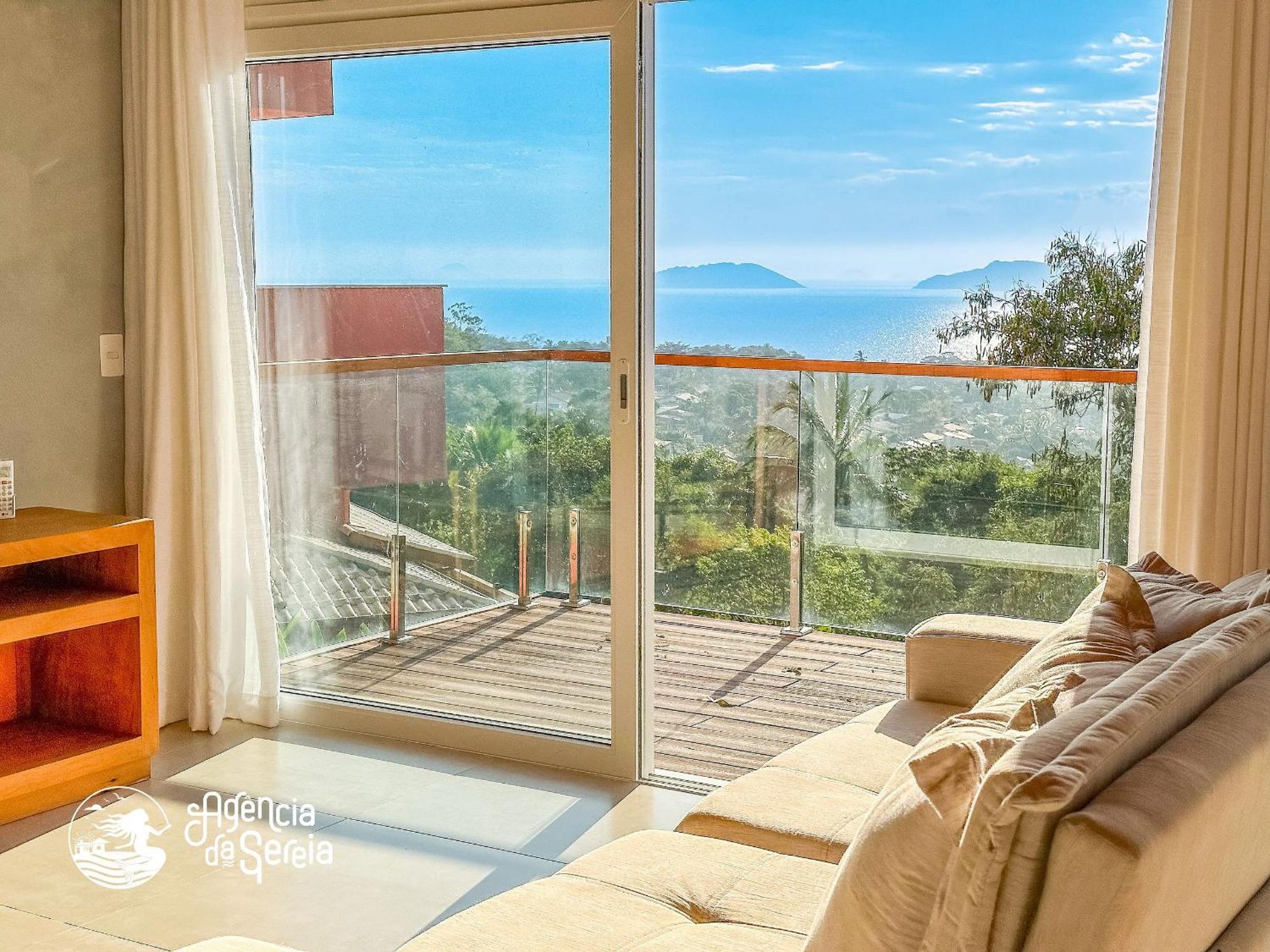 Linda Casa Com Vista Incrivel Em Condominio No Sul Da Ilha Ilhabela Exterior foto