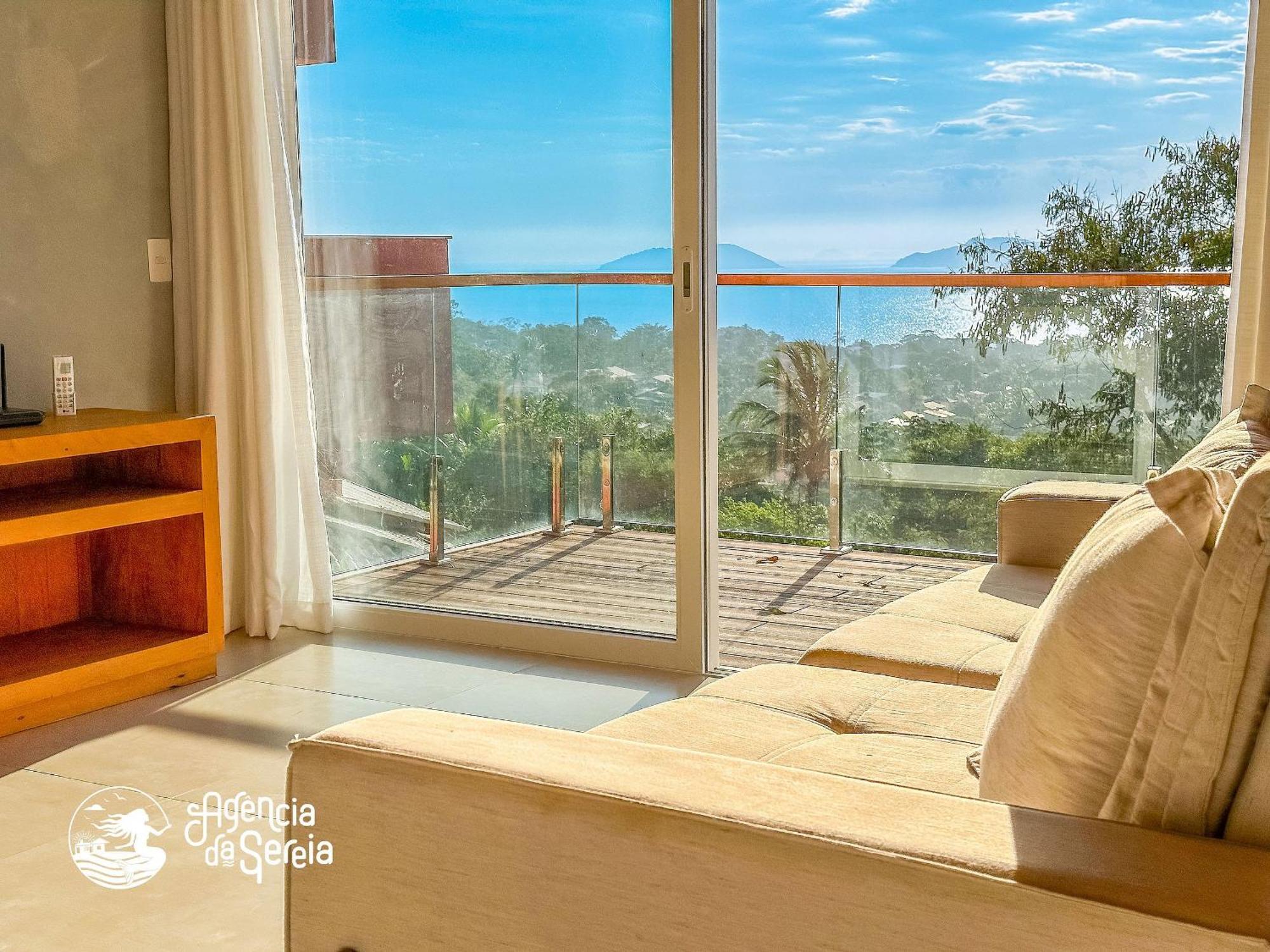 Linda Casa Com Vista Incrivel Em Condominio No Sul Da Ilha Ilhabela Exterior foto
